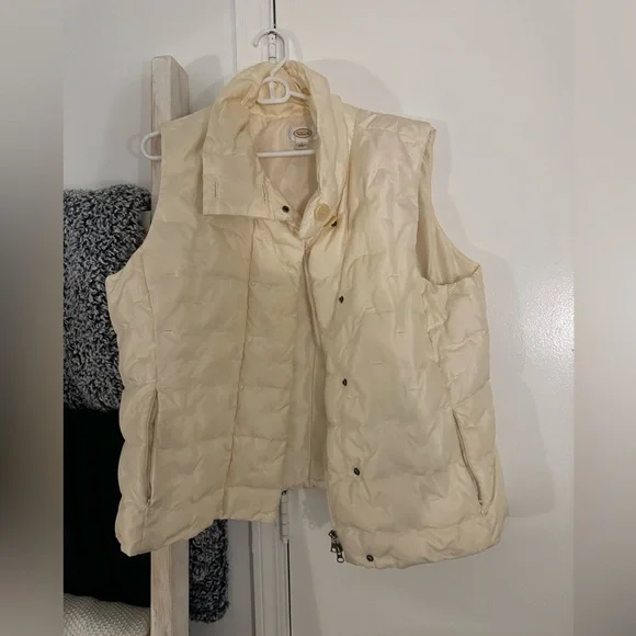 Talbots cream vest - Picture 1 of 4